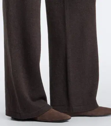 ELEVENTY Knitted cashmere wide-leg pants | Thumbnail 3