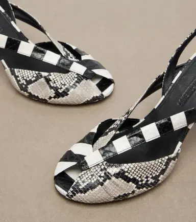Jacquemus Poisson snake-effect leather slingbacks | Thumbnail 4 Jacquemus Poisson snake-effect leather slingbacks | Thumbnail 4