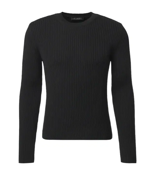 Our Legacy Compact ribbed-knit wool sweater