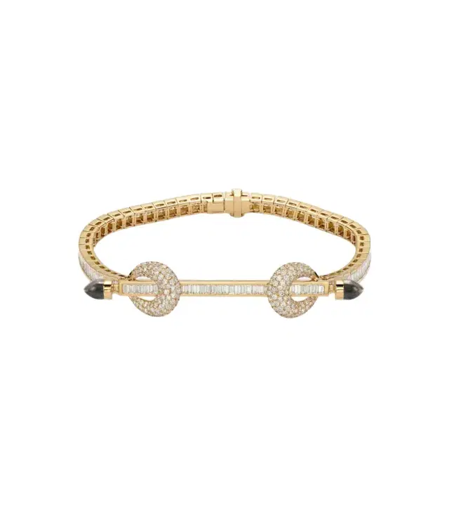 Ananya Chakra 18kt gold bracelet with diamonds