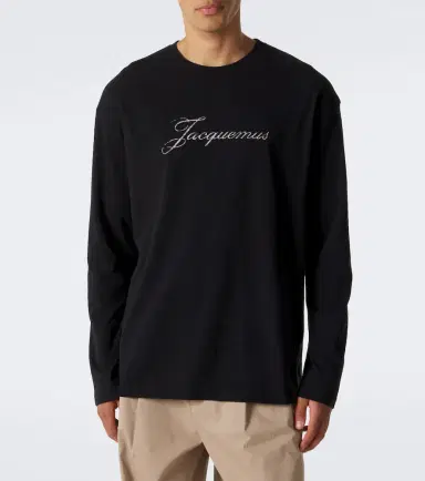 Jacquemus Logo cotton and hemp jersey T-shirt | Thumbnail 5