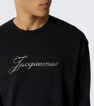 Jacquemus Logo cotton and hemp jersey T-shirt | Thumbnail 6