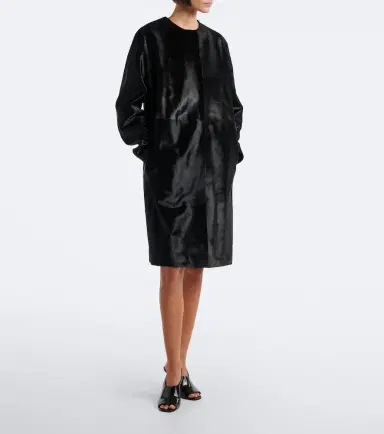 Loulou de Saison Lotta calf-hair coat | Thumbnail 2