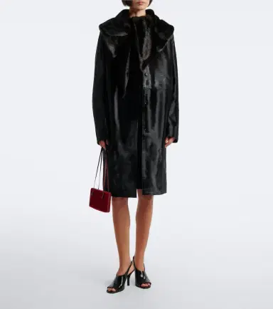 Loulou de Saison Lotta calf-hair coat | Thumbnail 3