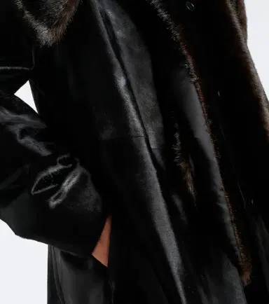 Loulou de Saison Lotta calf-hair coat | Thumbnail 4