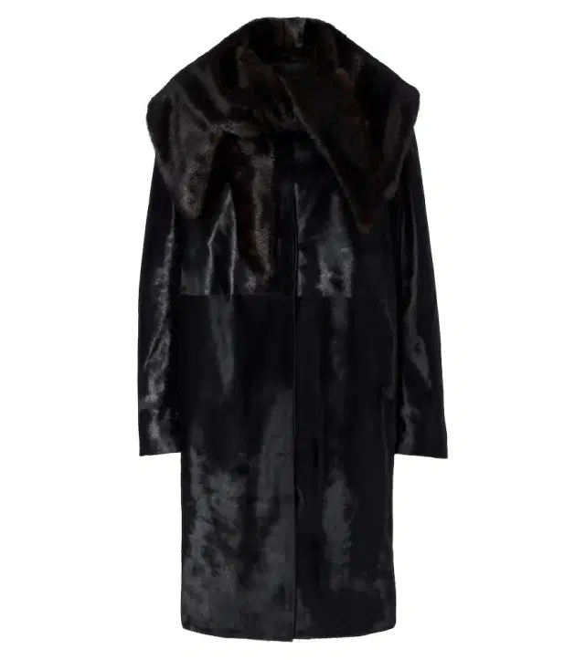 Lotta calf-hair coat