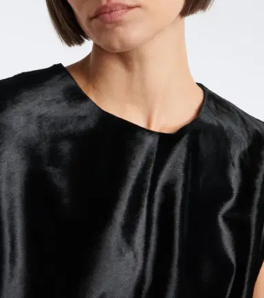 Loulou de Saison Juni pony-effect leather top | Thumbnail 6 Loulou de Saison Juni pony-effect leather top | Thumbnail 6