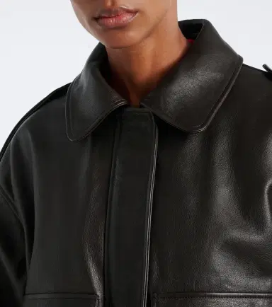 Loulou de Saison Russo leather bomber jacket | Thumbnail 2 Loulou de Saison Russo leather bomber jacket | Thumbnail 2