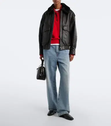 Loulou de Saison Russo leather bomber jacket | Thumbnail 6 Loulou de Saison Russo leather bomber jacket | Thumbnail 6