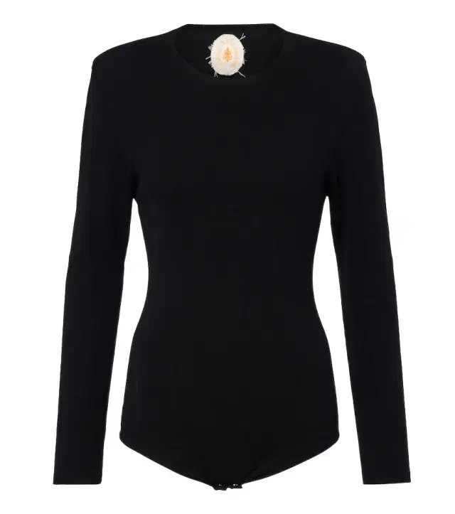 Jardin des Orangers Knitted wool and cashmere bodysuit