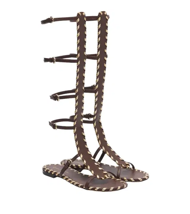 Gianvito Rossi Zaira leather gladiator sandals