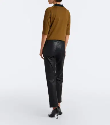 Frame Cigarette leather slim pants | Thumbnail 3 Frame Cigarette leather slim pants | Thumbnail 3
