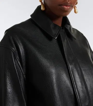 Nour Hammour Toyen leather blouson jacket | Thumbnail 7