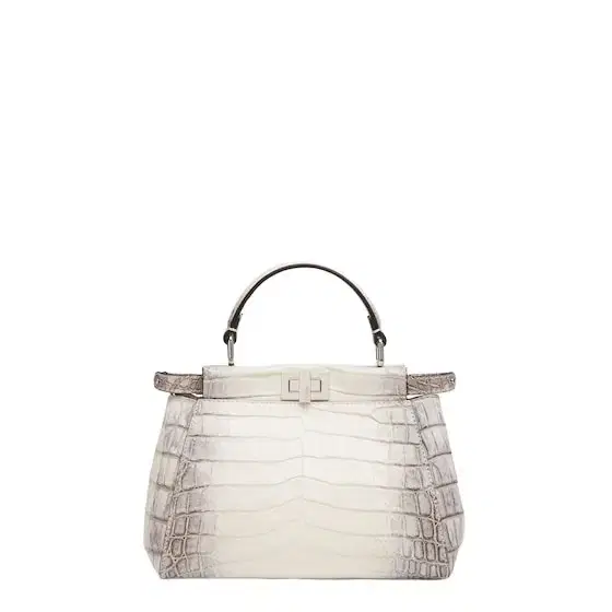 Fendi Small iconic Peekaboo bag, made of exquisite crocodile