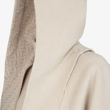 Fendi Parka-style blouson with detachable hood and adjustable | Thumbnail 3
