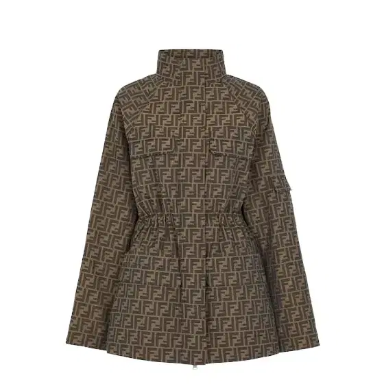 Fendi Safari jacket with adjustable internal drawstring waist
