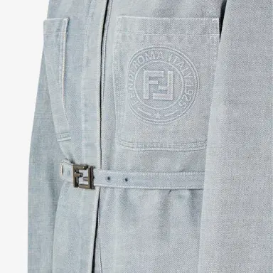 Fendi Single-breasted Go-To Jacket with shirt collar and low-cut | Thumbnail 3 Fendi Single-breasted Go-To Jacket with shirt collar and low-cut | Thumbnail 3
