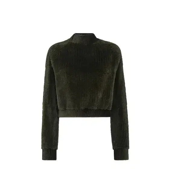 Fendi Polo neck jumper with long raglan sleeves