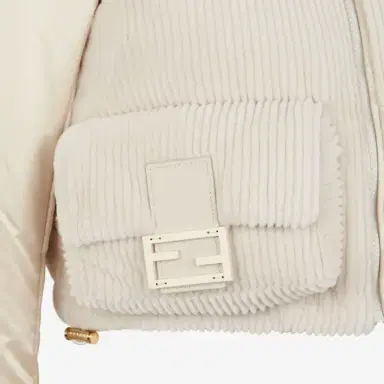 Fendi Cropped, padded jacket with high collar and removable hood | Thumbnail 3 Fendi Cropped, padded jacket with high collar and removable hood | Thumbnail 3