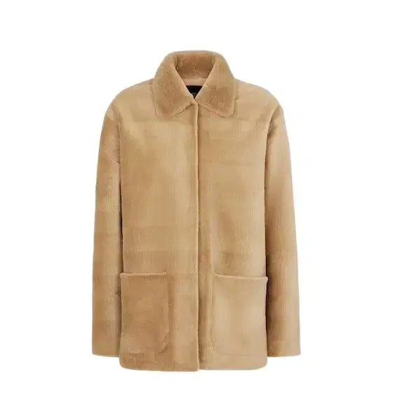 Jacket with shirt collar