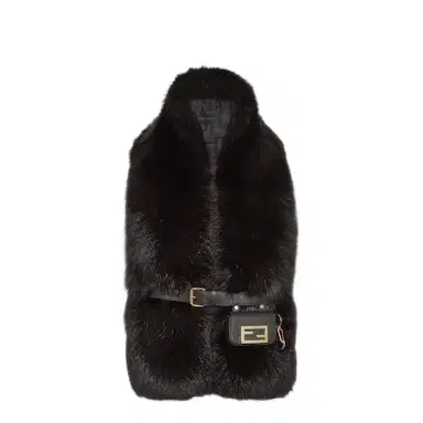 Fendi Maxi stole with multifunctional leather belt | Thumbnail 1 Fendi Maxi stole with multifunctional leather belt | Thumbnail 1