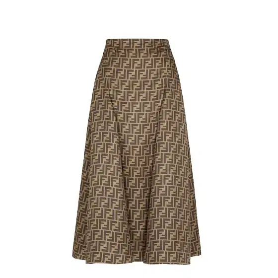 Fendi High-waisted skirt with a flowing, flared line