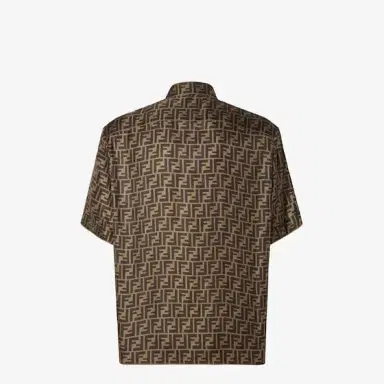 Fendi Oversized shirt with Italian-style collar and short sleeves | Thumbnail 2