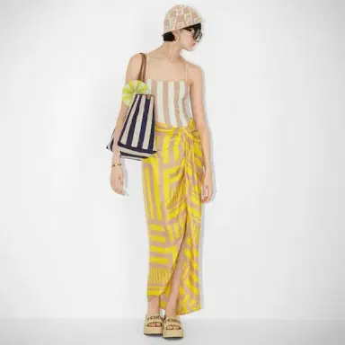 Fendi Reversible one-piece swimsuit with a straight neckline | Thumbnail 5 Fendi Reversible one-piece swimsuit with a straight neckline | Thumbnail 5