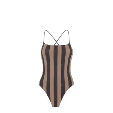 Fendi Reversible one-piece swimsuit with a straight neckline | Thumbnail 1 Fendi Reversible one-piece swimsuit with a straight neckline | Thumbnail 1