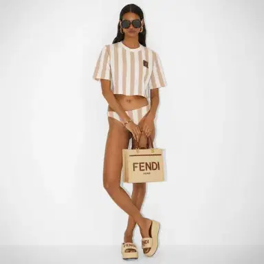 Fendi Two-piece reversible swimsuit with triangle bra and briefs | Thumbnail 6 Fendi Two-piece reversible swimsuit with triangle bra and briefs | Thumbnail 6