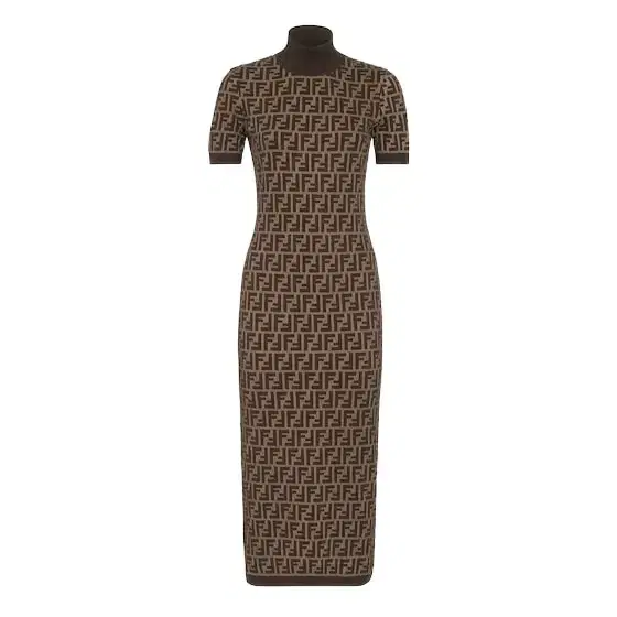 Fendi Fitted midi dress