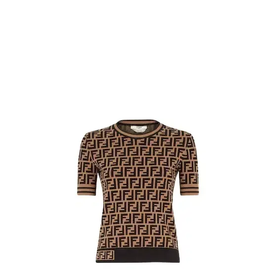 Fendi Short-sleeved close-fitting jumper
