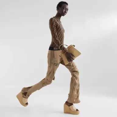 Fendi Long-sleeved fitted knit top | Thumbnail 4 Fendi Long-sleeved fitted knit top | Thumbnail 4