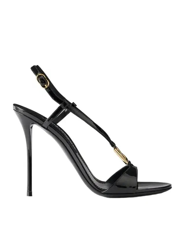 Dolce & Gabbana Logo-detailed 105 Patent-leather Sandals
