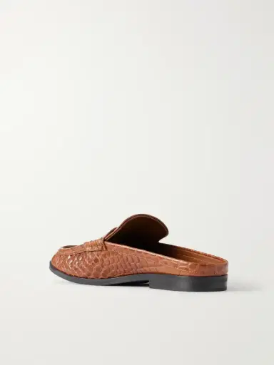 Simkhai Dean Croc-effect Leather Slip-ons | Thumbnail 3