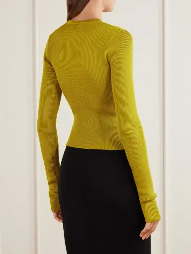 RIER Ribbed Silk T-shirt | Thumbnail 3