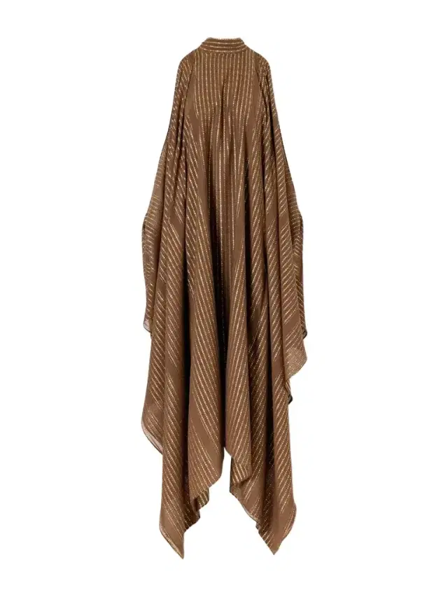 Taller Marmo Agadez Metallic Silk-blend Fil Coupé Gown