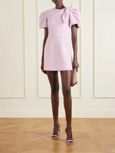 Rebecca Vallance Yolanda Bow-detail Crepe Mini Dress | Thumbnail 2 Rebecca Vallance Yolanda Bow-detail Crepe Mini Dress | Thumbnail 2