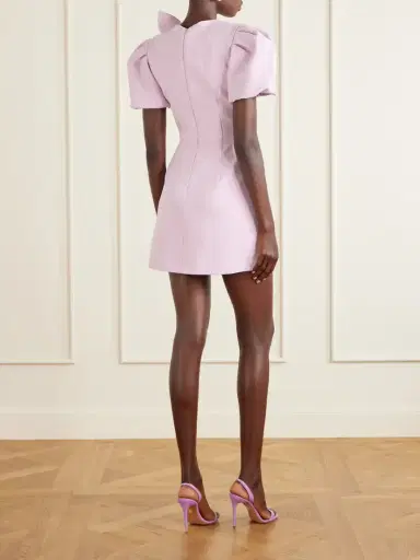 Rebecca Vallance Yolanda Bow-detail Crepe Mini Dress | Thumbnail 3 Rebecca Vallance Yolanda Bow-detail Crepe Mini Dress | Thumbnail 3
