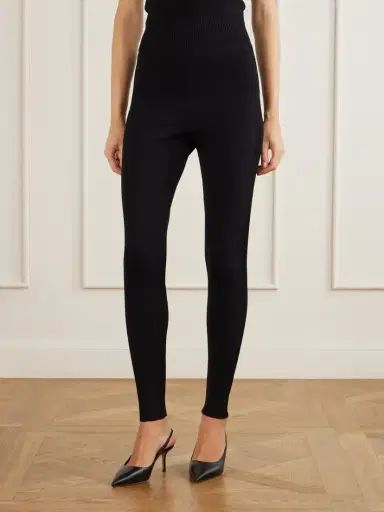 Lanvin Stretch-knit Leggings | Thumbnail 3 Lanvin Stretch-knit Leggings | Thumbnail 3