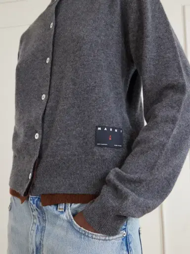Marni Layered Cashmere Cardigan | Thumbnail 4 Marni Layered Cashmere Cardigan | Thumbnail 4