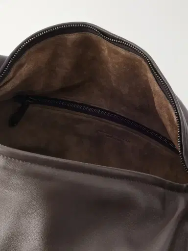 Brunello Cucinelli Leather Shoulder Bag | Thumbnail 6