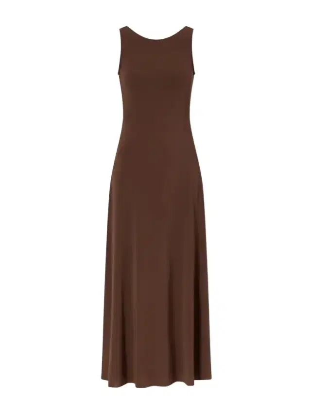 Eres Sculpture Backless Jersey Maxi Dress