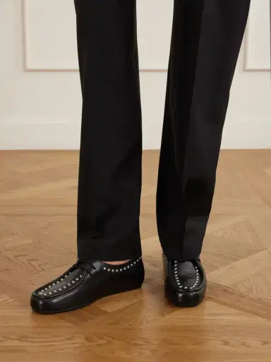 Jil Sander Hood Studded Leather Loafers | Thumbnail 2