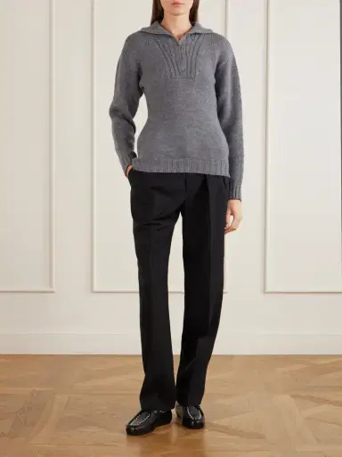 Jil Sander Hood Studded Leather Loafers | Thumbnail 4