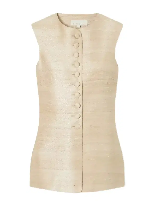 LIBEROWE Vania Silk-blend Dupioni Vest