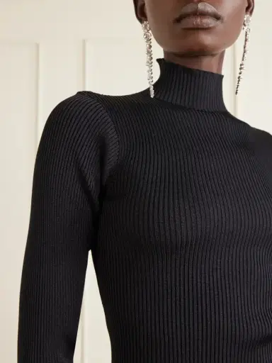 RIER Ribbed Silk Turtleneck Sweater | Thumbnail 4 RIER Ribbed Silk Turtleneck Sweater | Thumbnail 4