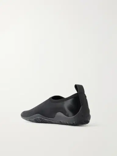 Jil Sander Elbe Rubber-trimmed Satin Flats | Thumbnail 3 Jil Sander Elbe Rubber-trimmed Satin Flats | Thumbnail 3