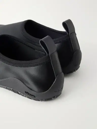 Jil Sander Elbe Rubber-trimmed Satin Flats | Thumbnail 5 Jil Sander Elbe Rubber-trimmed Satin Flats | Thumbnail 5