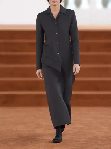 Jil Sander Elbe Rubber-trimmed Satin Flats | Thumbnail 6 Jil Sander Elbe Rubber-trimmed Satin Flats | Thumbnail 6